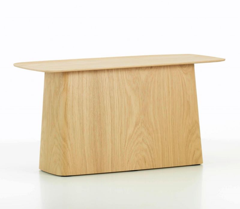 Wooden Side Table Beistelltisch Eiche groß Vitra